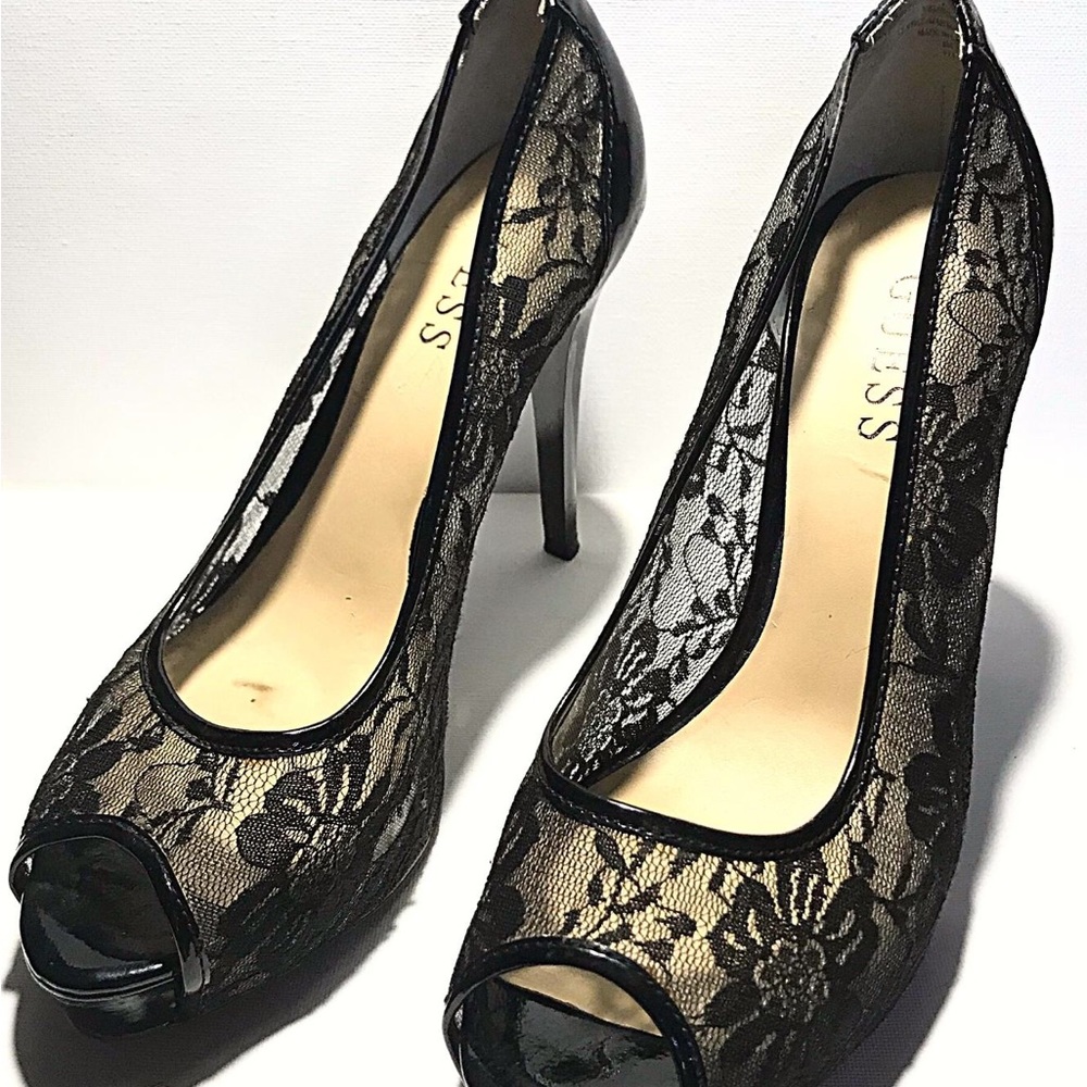 Black Guess Heels